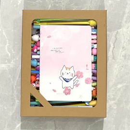 sencoo Cute Cartoon Black Gel Ink Pens Kawaii Pens for Birthday Present School Prize Students Gift Kids Pens (100 pens + 100 refill + 1 notebook)