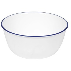Corelle Livingware 28-Ounce Super Soup/Cereal Bowl, Navy Blue