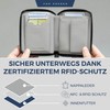 VON HEESEN Leather Wallet with RFID Protection - Wallet for
