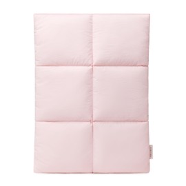 Comfyable Puffy Laptop Sleeve 13 Inch 14 Inch, Quilted Puffer Laptop Carrying Case, Pillow Case Compatible with MacBook Air M4 2025 M3 M2 M1, MacBook Pro M4 Pro/Max, Light Pink