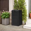 YESHOMY 2 Pack Outdoor Trash Can with Lid, Garbage Bins
