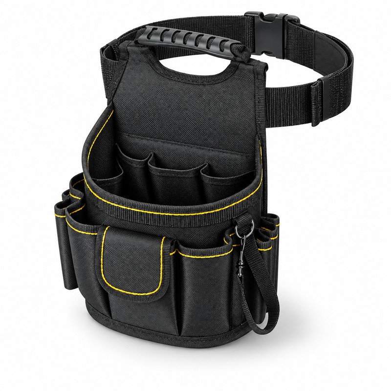 Electrician Tool Pouch for Work – Multi-Pocket Oxford Cloth Waist