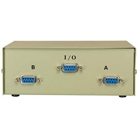 CompuCablePlusUSA.com D-Sub Manual Switch Box DB9 Female 2 Way (DB9 Female 2 Way)