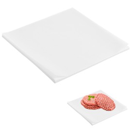 100Pcs 6" X 6" Unbleached Parchment Paper, Square Baking Paper Sheets Burger Patty Paper Nonstick Precut Square Baking Parchment for Seperating Patty Cookies Storing Foods Wrapping Candies