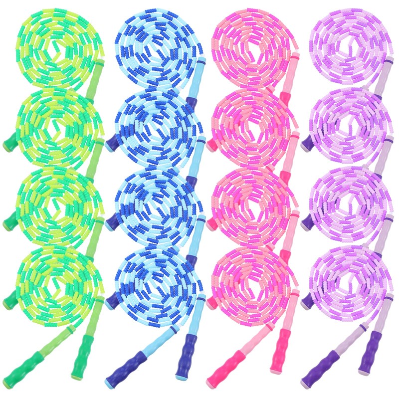 16 Pack Jump Ropes for Adults, 9.2 Feet Adjustable Length