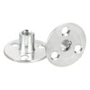 uxcell M8 Brad Hole Tee Nut, 5pcs Carbon Steel Round