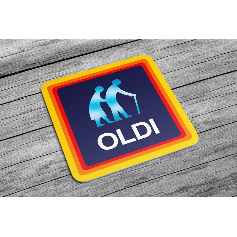 Oldi Coaster - Birthdays Christmas Funny Gift Presents Celebration Novelty