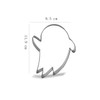 Keewah Ghost Cookie Cutter 4.7" Stainless Steel