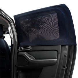 2-Stück Sonnenschutz Auto Baby,mit UV-Schutz und Atmungsaktivität Funktion,Mesh Elastisches Material für die Meisten(99%) Auto,Große SUV,Pickup