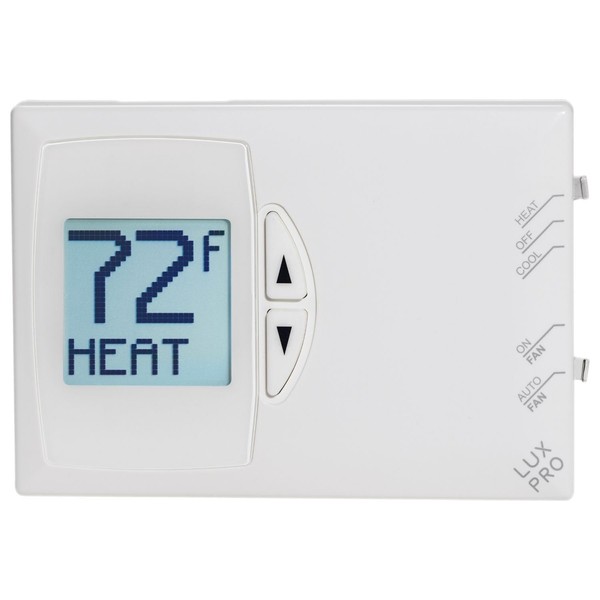 Lux Pro PSD111B Non-Programmable Thermostat for Home Use; 1 Heat,
