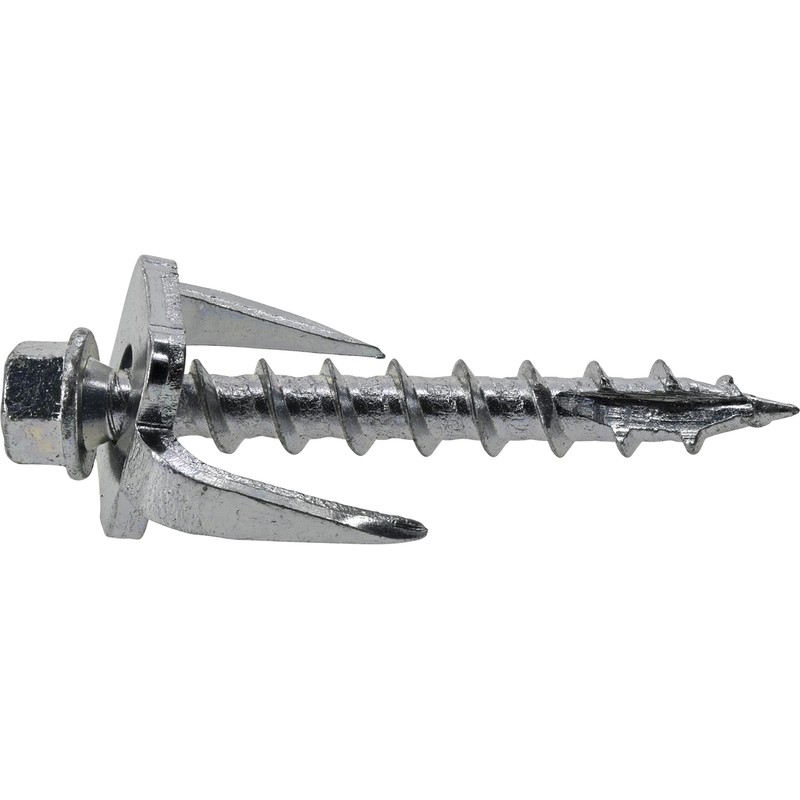 Fas-n-Tite Exterior-Coated Fence Post Screws, Heavy Duty Wood Screws for