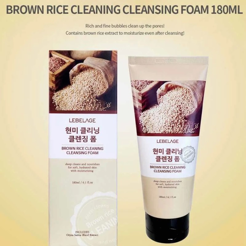 Jabon Espuma Limpiadora Facial / Arroz & Baba De Caracol_2pz