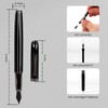 Zalantan Fountain Pen-Smooth Writing Metal Water Pen with Gift Case