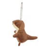AQUA 00080075 Marine Anywhere Friends Keychain Otter Plush Toy