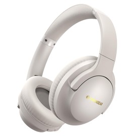 YUMONDEAR Bluetooth Kopfhörer Over-Ear, 80 Std Spielzeit Kabellos Bluetooth Kopfhörer mit 3 EQ-Modi, HiFiStereo Faltbares Bluetooth 5.3 Wireless Headphones mit Mikrofon, für Handys/Laptops/PC-Hellgrau