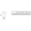  SAN-EI Faucet H500-100X50 Stainless Steel Bell Trap for SU/ VU