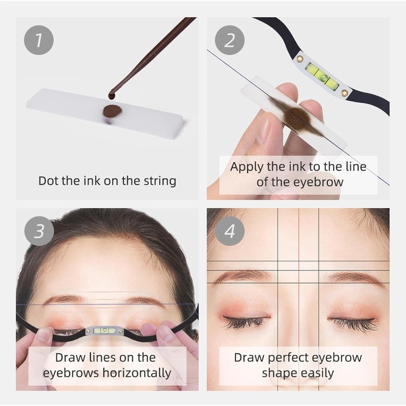 Herramienta de medición de cejas, Regla de equilibrio de cejas