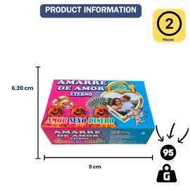 Esoterische Liebesseifen, 95 g, 2 Stück, Anziehung, Partnervereinigung und Liebesrituale | Esoterische Bäder und spirituelle Energie