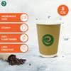 ECO SOUL Compostable Ripple cups (50, 8 Oz)