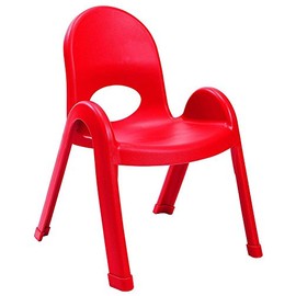 Angeles 11-Inch Value Stack Chairs Set of 4 (Candy Apple Red) (AB7711PR4)