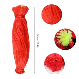 Plzoslly 100 Pieces Melon Hammocks Melon Nets Bags, Reusable Cantaloupes Mesh Net Watermelon Nets with Drawstring for Growing Cantaloupe, Watermelon, Vegetables, Honeydew in Vertical Garden