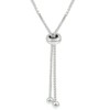 B. BRILLIANT Sterling Silver Cubic Zirconia Figure 8 Infinity Bolo