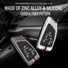 TECART Luminous Strip 5 Button Car Smart Key Fob Cover
