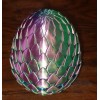3D Printed Dragon Eggs with Dragon Inside, Articulated Crystal Dragon