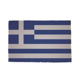 U24 Glasses Cleaning Cloth Greece Flag Glass Cleaning Cloth Microfibre Cloth