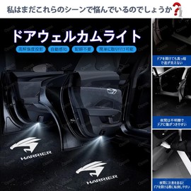 Subaru STI Car Door Welcome Light, REVOGUE Legacy Forester Impreza Sport XV B4 BRZ G4 Car Door Lamp, Door Welcome Light, Courtesy Light, LED Logo Projection, Auto Sense, No Wiring Required (STI)