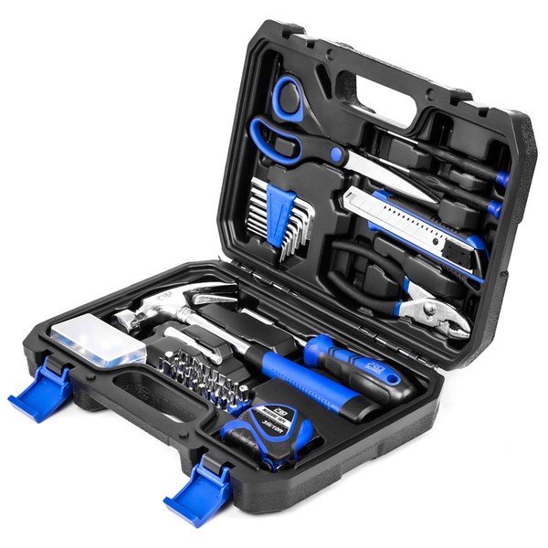 49-Piece Small Home Tool Kit, PROSTORMER General Household Repair Tool