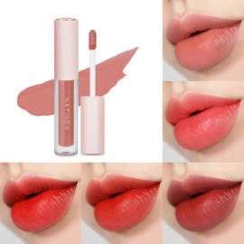 Natinda long-lasting, highly pigmented, long-lasting matte velvet lip tint, 3ml, 5 types of MLBB color tones / 나틴다 지속력좋은 고발색 롱래스팅 매트 벨벳 립 틴트 3ml 5종 MLBB 컬러 톤