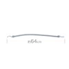 INTERIX CTB2104BLU Curtain Tieback, Fashionable, Rope Tassel, Blue