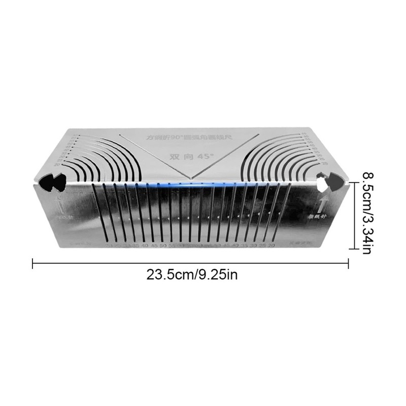 Arch Marking Tool, Adjustable Linear Arc Scriber, Angle and Arc