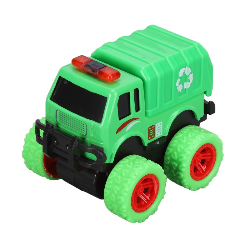 Pull Back City Cars Alloy Cartoon Q Version Sanitation Truck