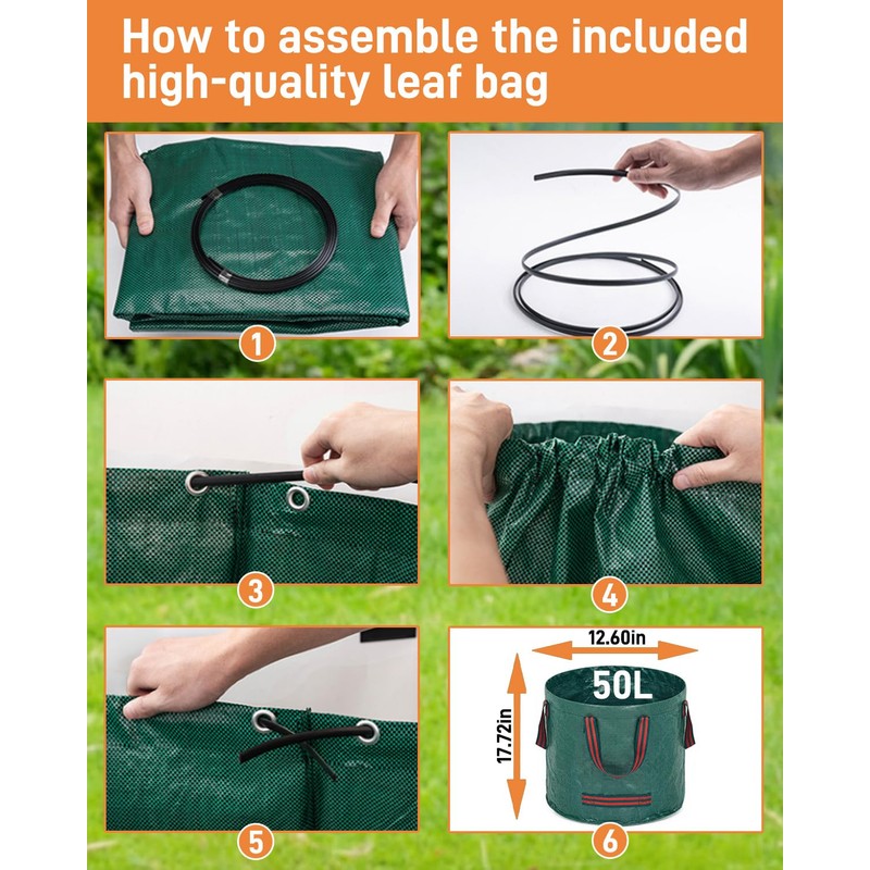 Stand Up Weed Puller Tool with Adjustable Long Handle and