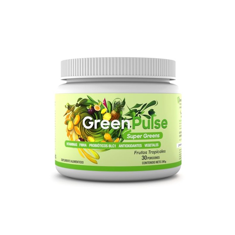GreenPulse Performance Super Greens | Jugo Verde en Polvo Sin