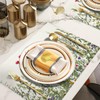 Coffee Bar Mat, Coffee Placemats Set of 2, Linen Coffee