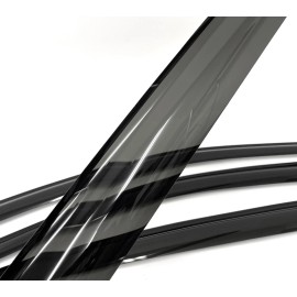 SDZ Out-Channel Window Visor Sun Vent Rain Wind Guard Shade Fit 19-Up Chevy Blazer