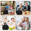 KUBYA Corduroy Lunch Box Lunch Bag for Women Men, Cute