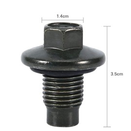 Tornillo de Tapón de Sumidero de Drenaje de Aceite, Tornillo de Tuerca de Drenaje de Sumidero de Tapón de Drenaje de Aceite, Tornillo de Tapón de Sumidero de Drenaje de Aceite de 14*35mm para Fusion F