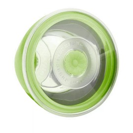 Aquila Juego De 3 Ensaladeras Acero Inoxidable C/tapa Verde- Je3657