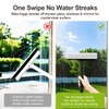 2 in 1 Window Squeegee with Adjustable Telescopic Pole, Shower