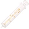 2 Pack Reusable Glass Syringes, 30ml Glass Syringe Standard Diameter