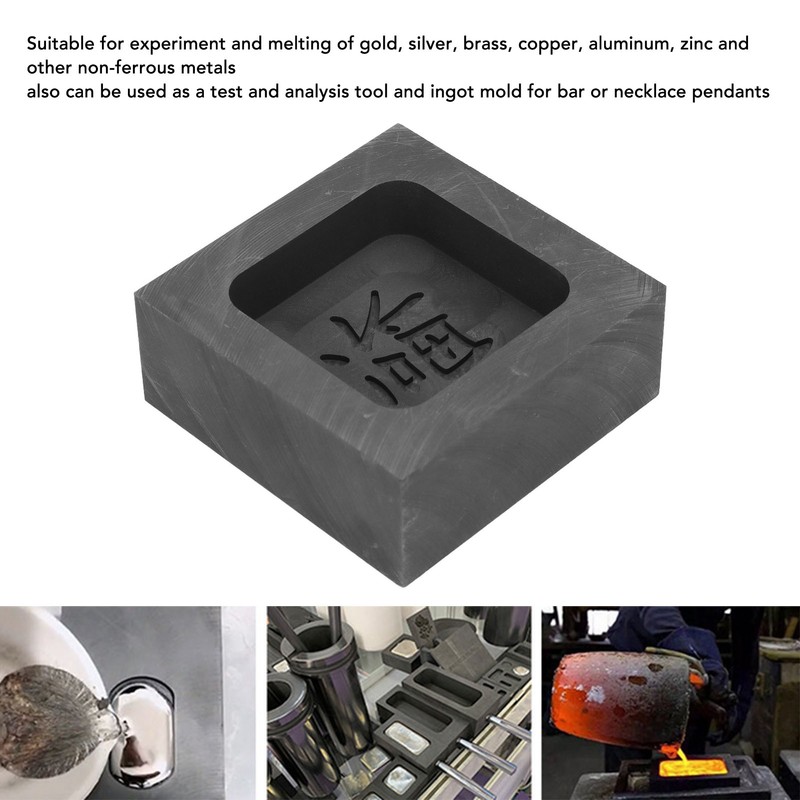 Graphite Casting Mold Thermal Stability Gold Silver Casting Ingot Mold