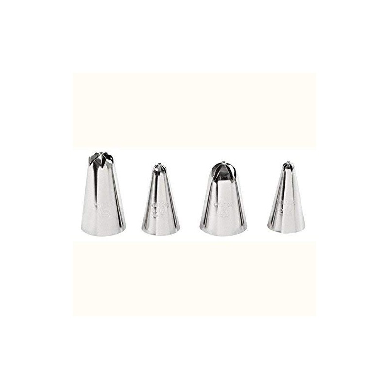 Wilton 418-4569 4-Piece Drop Flowers Tip Set