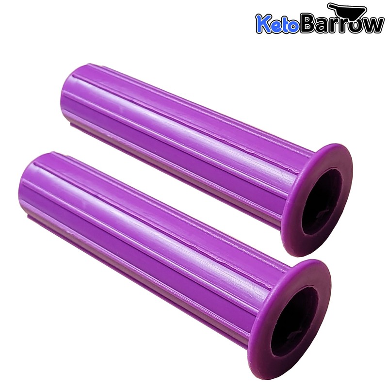 Purple Handle Hand Grips Anti Slip Handlebar Grips for Wheelbarrow
