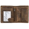 Greenburry Billy The Kid Lederbörse Herren Geldbörse Braun 8x11x2 cm