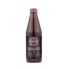 Biona Organic Pure Blueberry Juice 330ml x 4 (Pack of 4)