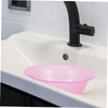 Plastic Face Washing Basin with Floral Ears Multi-Functional Skincare Accessories